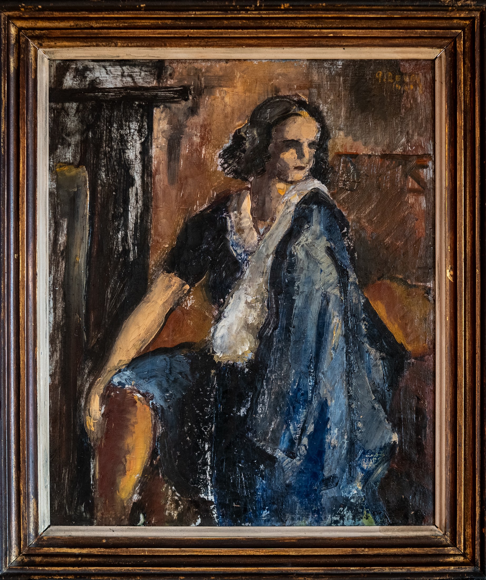 Woman in Blue