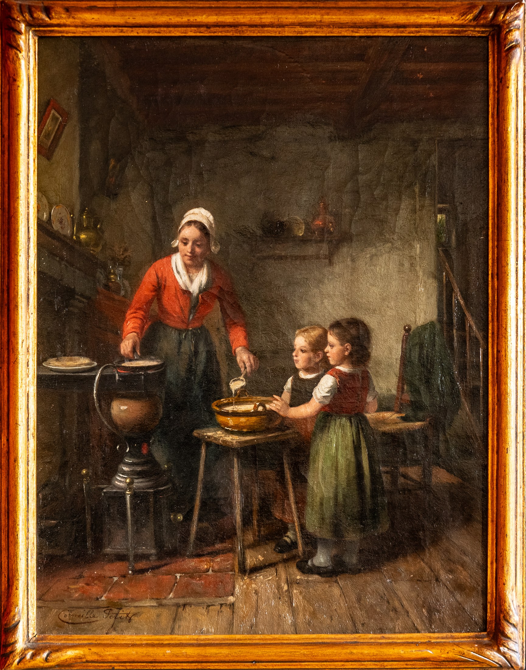 Making Pancakes, 1890
