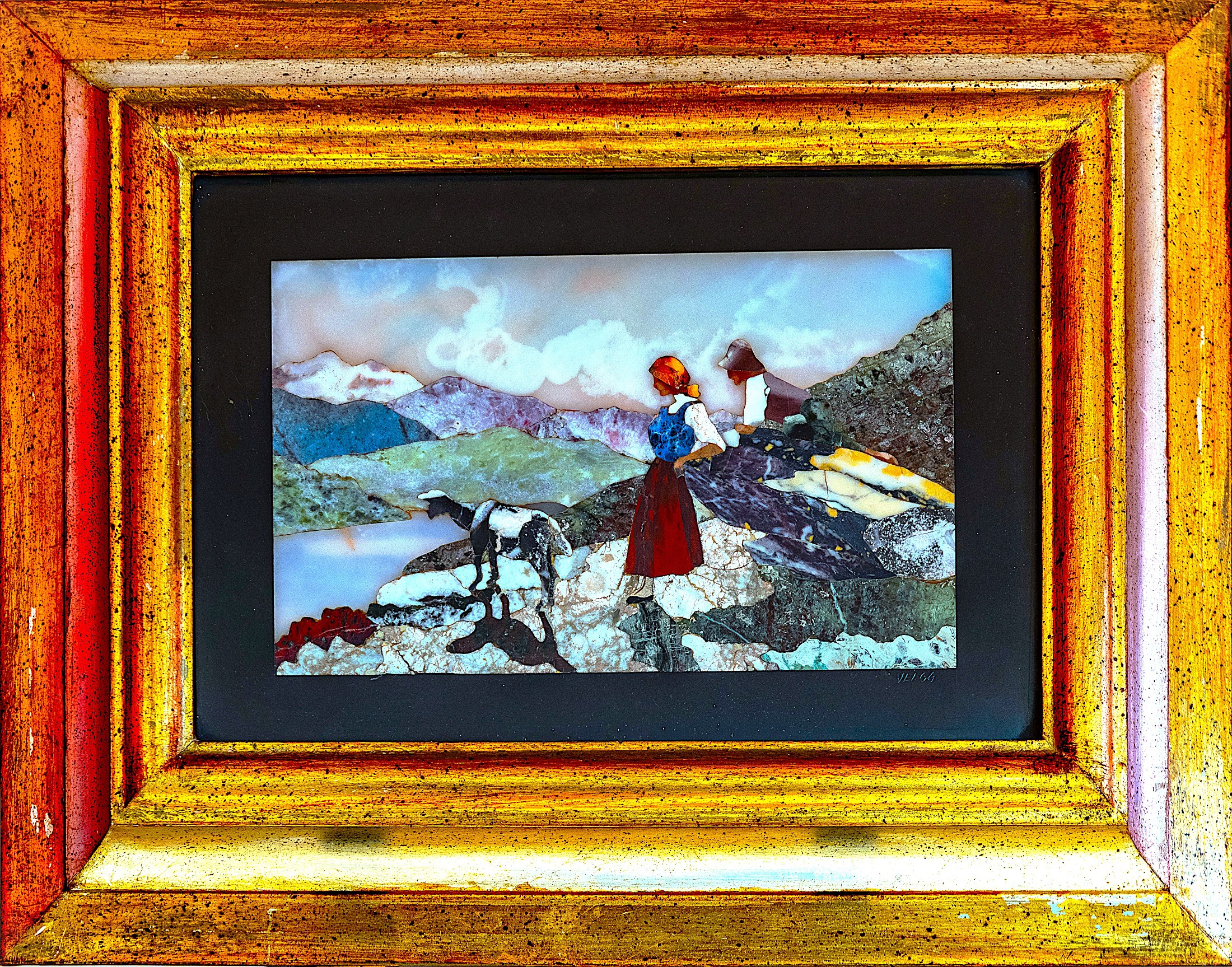 Shephard Couple with a Goat